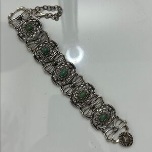 NWOT Vintage Design Carolyn Pollack Sterling Silver Utah Veriscite Bracelet